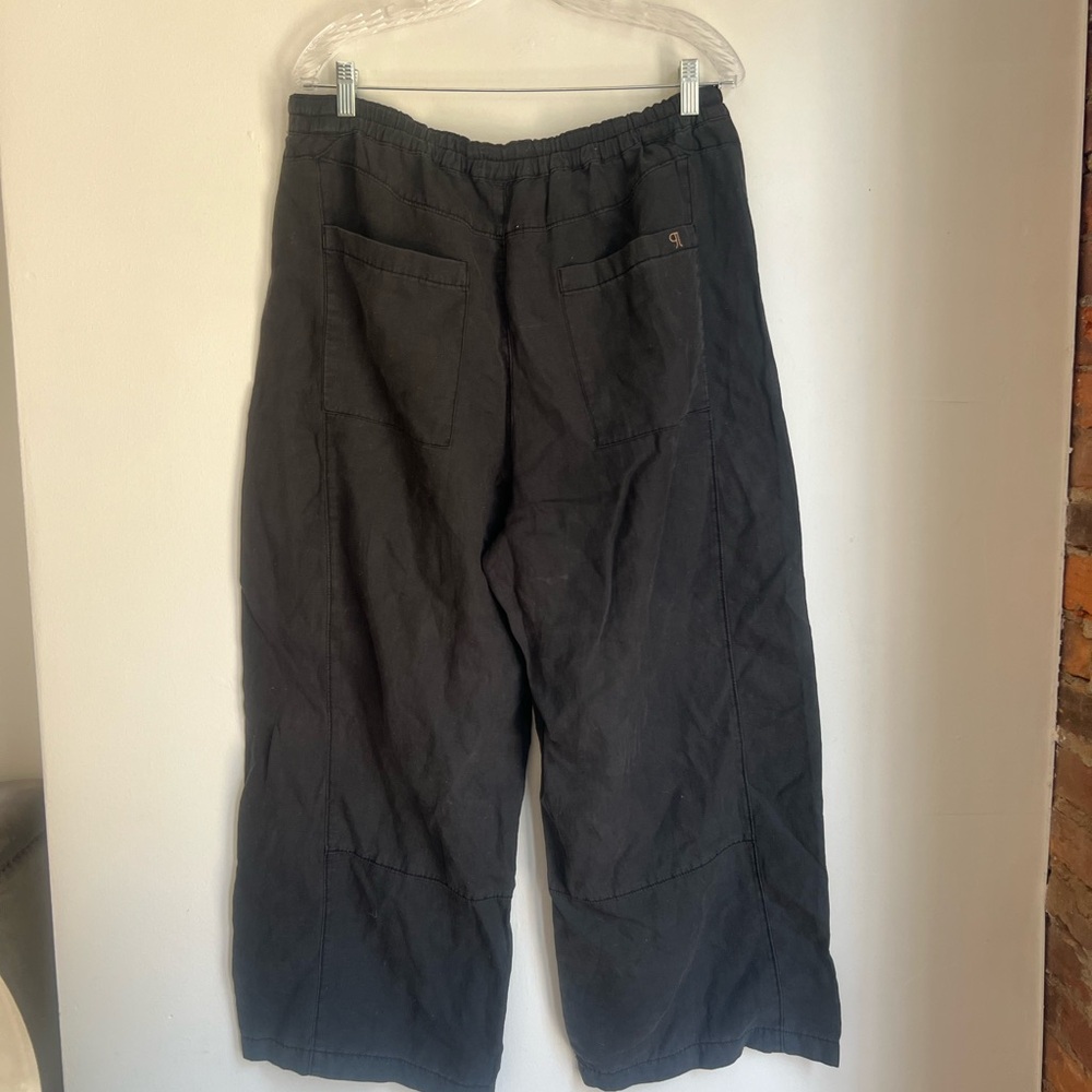 Anthropologie Pilcro Linen joggers size L - Picture 2 of 7